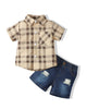 Plaid Apricot