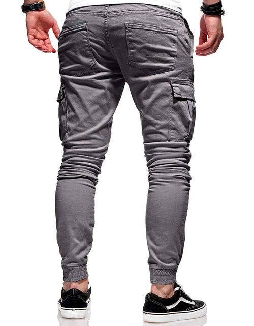 Load image into Gallery viewer, Men&#39;s Casual Joggers Pants Sweatpants Cargo Combat Loose Sport Workout Trousers
