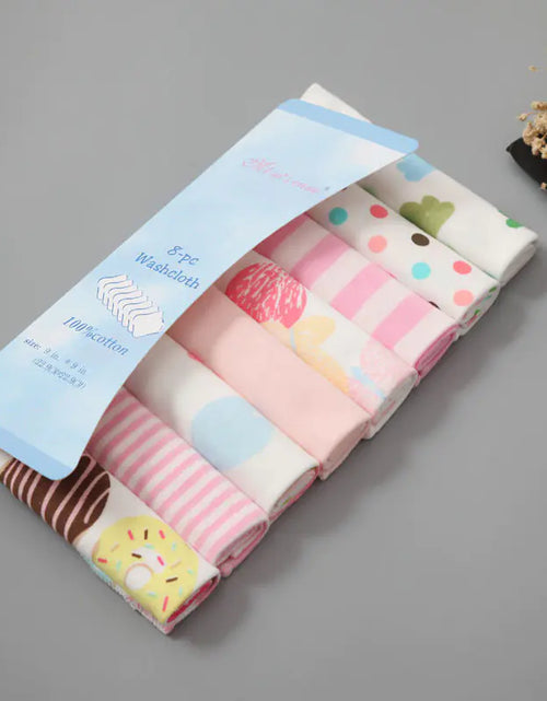 Load image into Gallery viewer, Newborn Cotton Gauze Baby Feeding Towels - 8 Packs
