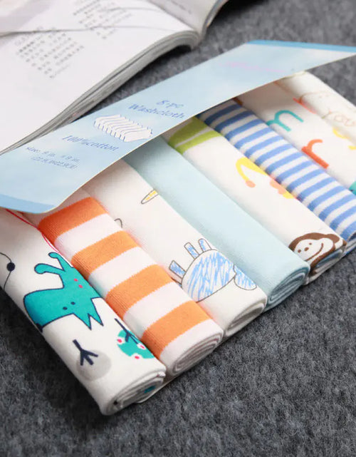 Load image into Gallery viewer, Newborn Cotton Gauze Baby Feeding Towels - 8 Packs
