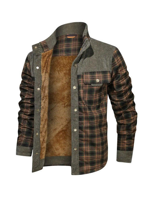 Load image into Gallery viewer, Men&#39;s Coat Fleece Thickened Military Coat Autumn Winter Coat Men&#39;s Brand Clothing
