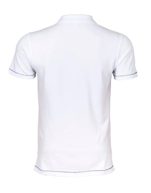 Load image into Gallery viewer, Anemoss Marine White Men&#39;s Polo Collar T-Shirt
