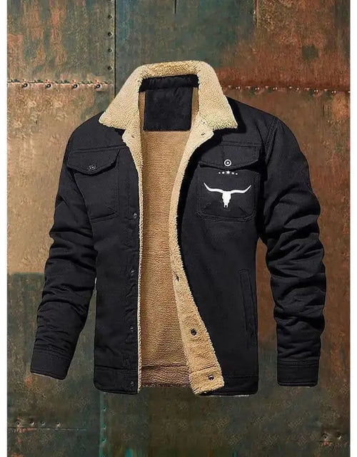 Load image into Gallery viewer, Men&#39;S Fleece-Lined Cotton casual Jacket Work wear
