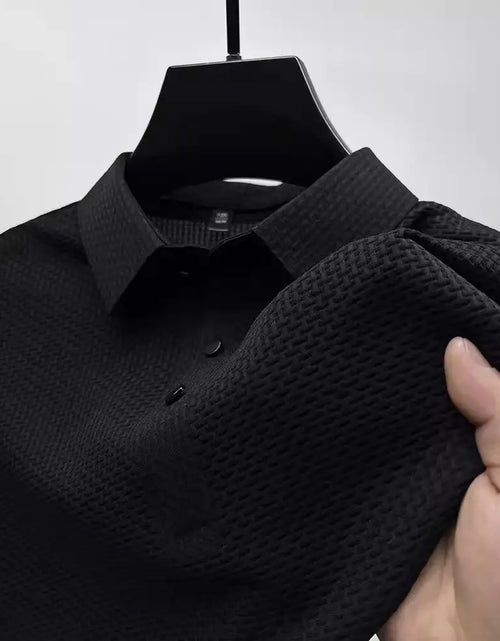 Load image into Gallery viewer, Shorts Lapel T-shirt Men&#39;s Short-sleeved Business Casual T-shirt Men&#39;s Polo Shirt
