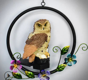Load image into Gallery viewer, Solar Owl LED Hanging Light
