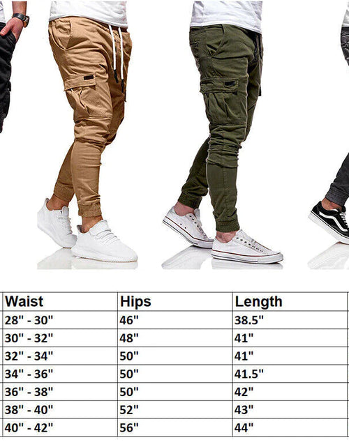 Load image into Gallery viewer, Men&#39;s Casual Joggers Pants Sweatpants Cargo Combat Loose Sport Workout Trousers
