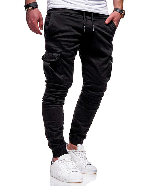 Load image into Gallery viewer, Men&#39;s Casual Joggers Pants Sweatpants Cargo Combat Loose Sport Workout Trousers
