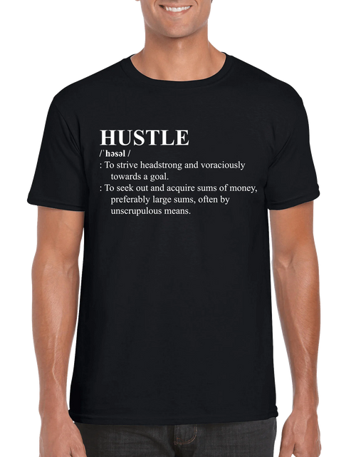 Load image into Gallery viewer, HUSTLE Definition Men&#39;s T-shirt
