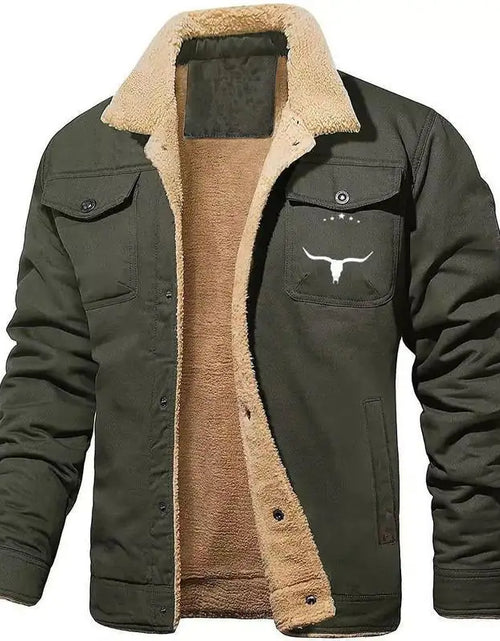 Load image into Gallery viewer, Men&#39;S Fleece-Lined Cotton casual Jacket Work wear
