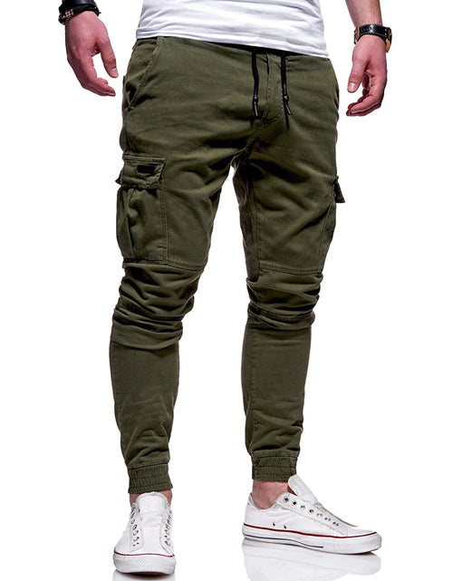 Load image into Gallery viewer, Men&#39;s Casual Joggers Pants Sweatpants Cargo Combat Loose Sport Workout Trousers
