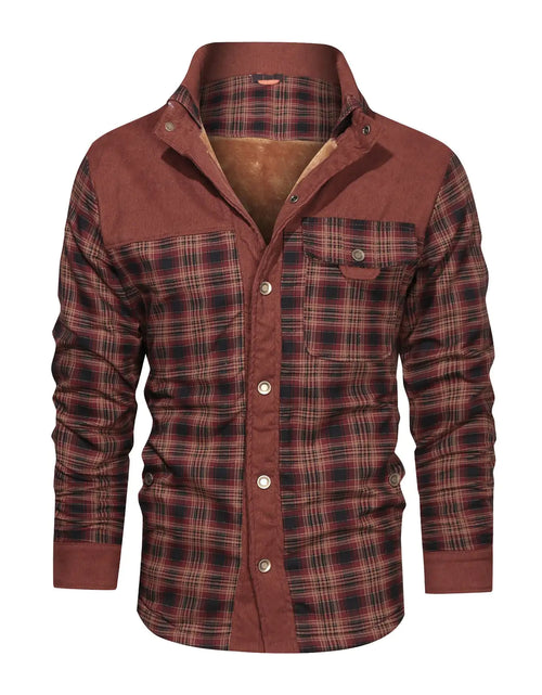 Load image into Gallery viewer, Men&#39;s Coat Fleece Thickened Military Coat Autumn Winter Coat Men&#39;s Brand Clothing
