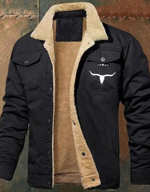 Load image into Gallery viewer, Men&#39;S Fleece-Lined Cotton casual Jacket Work wear
