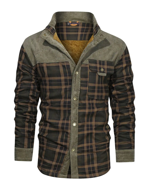 Load image into Gallery viewer, Men&#39;s Coat Fleece Thickened Military Coat Autumn Winter Coat Men&#39;s Brand Clothing
