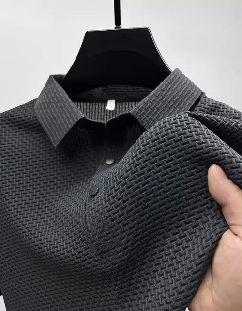 Load image into Gallery viewer, Shorts Lapel T-shirt Men&#39;s Short-sleeved Business Casual T-shirt Men&#39;s Polo Shirt
