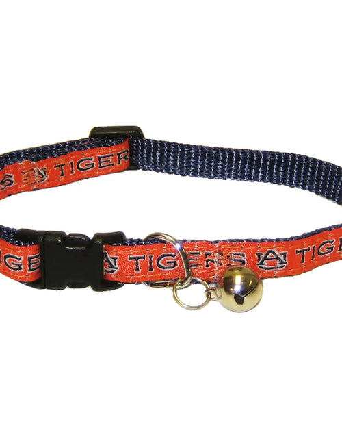 Load image into Gallery viewer, Pets First Collegiate Pet Accessories Cat Collar Auburn Tigers One Size
