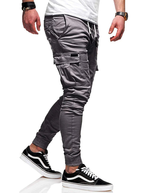 Load image into Gallery viewer, Men&#39;s Casual Joggers Pants Sweatpants Cargo Combat Loose Sport Workout Trousers
